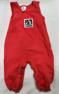 Carter's John Lennon rot gepunkteter Hundeoverall Babykleidung Junge Mädchen 9-12 m - Bild 1 von 5