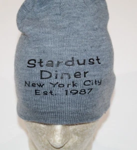 Vintage Ellen's Stardust Diner Cap Strickmütze weltberühmt grau Beanie sportige - Bild 1 von 6