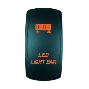 CAN AM MAVERICK COMMANDER BACKLIT BOAT ROCKER SWITCH LED BAR ORANGE - Bild 1 von 5