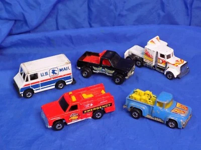 Lote de camiones Hot Wheels con Long Shot By Way Man Hi Tail Hauler Rescue Ranger x5 Foto 1 de 4