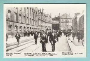 POSTAL - FÁBRICA DE GALLETAS HUNTLEY & PALMERS - REIMPRESIÓN DE TARJETA 1904 - Imagen 1 de 2