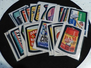 (30) 1974 WACKY PACKAGES series 8 stickers...(24) diff...'74 Topps...exc cond...