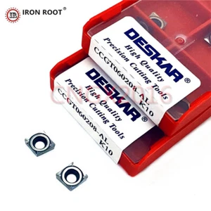DESKAR 100P CCGT060208-AL K10 Aluminum Carbide Insert CNC Turning Tool for SCLCR - Picture 1 of 6