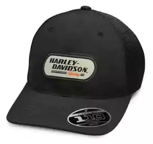 Harley-Davidson Men's H-D Racing Patch Trucker Cap - 99459-19VM - Picture 1 of 3