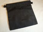 Chanel Dust Cover / Small Black Logo Authentic Protective Travel Pouch  5 1/2 " 