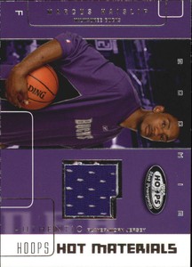 2002-03 Hoops Hot Prospects Hot Materials #HM-MH Marcus Haislip Milwaukee Bucks