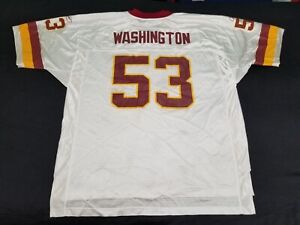 Washington Redskins Jersey #53 " Washington " Mens XL Reebok White FLAWED NFL