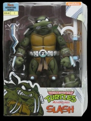 NECA 7" Scale Teenage Mutant Ninja Turtles Ultimate Comic Slash (Archie Comics) - Image 1 of 4