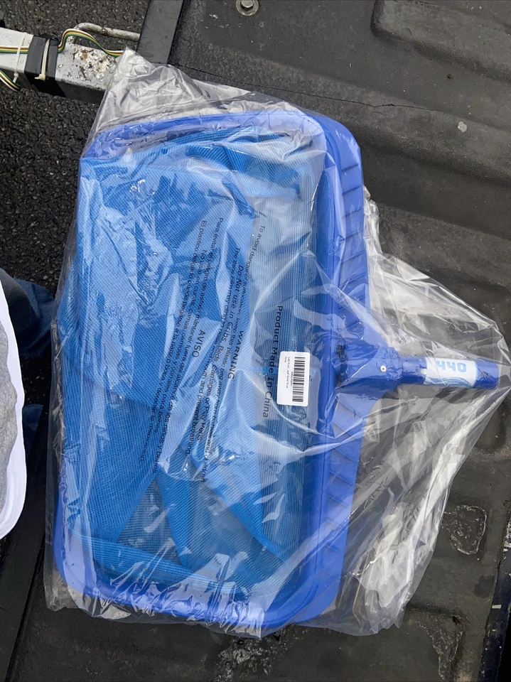 Above Ground & In-Ground Swimming Pool Economy Deep Leaf Cleaning Rake - Image 1 of 2