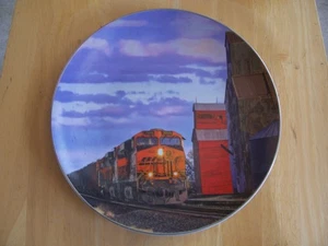BNSF Railway Safety Award Plate "Rural Skyscrapers" 2010 - Picture 1 of 2