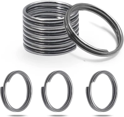 50 PIEZAS Anillos de Salto Doble para Fabricación de Joyas, Llave R de Acero Inoxidable de 10Mm/0.4 Pulgadas Foto 1 de 4