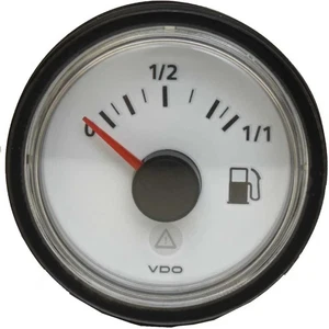 VDO Boat Fuel Level Gauge A2C53191761 | Gas 2 Inch White - Picture 1 of 2