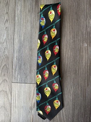 Dr. Seuss Grinch Рождественский праздник галстук мужской праздничный новинка галстук - Изображение 1 из 3