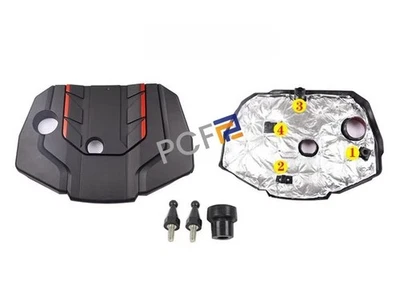 For Toyota Corolla Cross 2020-2026 Black Auto Engine Cover Bonnet Hood trim - Image 1 of 2