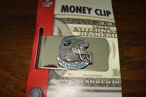 Carolina Panthers Edelstahl Geldklammer NFL Football. - Bild 1 von 2