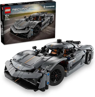 LEGO Technic Koenigsegg Jesko Absolut Hypercar Gray Toy Present Birthday Block - Image 1 of 4