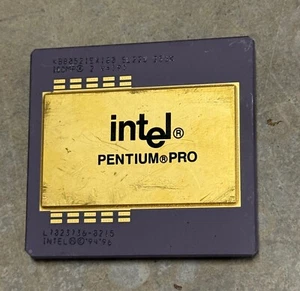 Intel Pentium Pro 180mhz KB80521EX180 SL22u 256k CPU - Picture 1 of 2