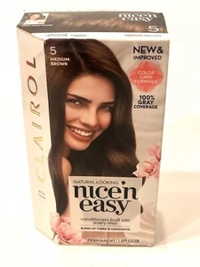 Nice 'n Easy Permanent Color, 5 Medium Brown New Sealed - Picture 1 of 1