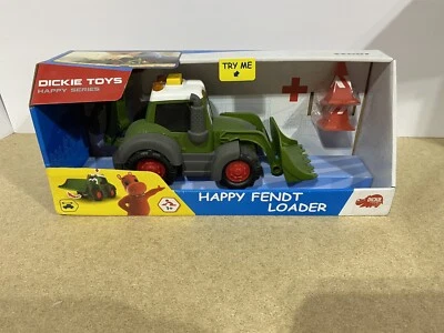 Happy Fendt Loader Backhoe Tractor by Dickie Toys With Loader Action Button - Image 1 of 4