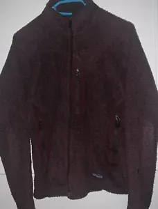Patagonia R1 Morbido Pile Polartec Termico Borgogna Donna Medium 2009 - Foto 1 di 11