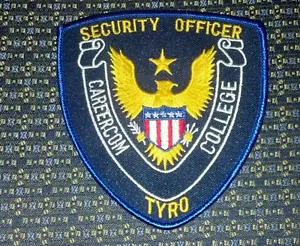 CAREERCOM COLLEGE TYRO SECURITY OFFICER (POLICE) SHOULDER PATCH - Picture 1 of 2