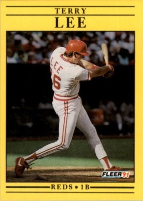 1991 Fleer MLB Terry Lee #70 - Image 1 of 2