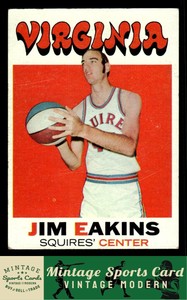 1971 Topps - Jim Eakins - #197  Virginia Squires FR/FR+