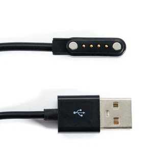 Universal 4Pin Magnetic Charging Cable USB Charger Cord for Smart Watch DataLine - Photo 1 sur 3