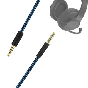 Gold Plated 3.5mm Cable for G233 G433 GPRO GPROX Headphones Enjoy Clear Sound - Picture 1 of 8
