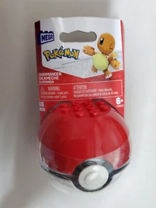 Mega Construx Pokemon Charmander Pokeball Set 16 PCs building set NEW - Picture 1 of 2