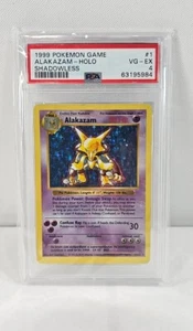 PSA 4 Alakazam-VG-EX 1999 Basisset schattenlos Holo Pokemon 1/102 - Bild 1 von 5