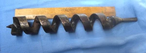Vintage 2" Diameter Auger Bit Overall Length 15" 1/2" Handle Size - Picture 1 of 3