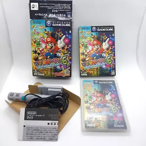 Lote 2 Nintendo GameCube Mario Party 6 con Controlador Mike de Japón Usado NTSC-J - Imagen 1 de 24