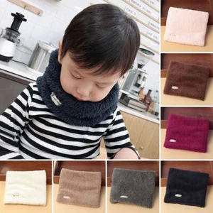 2-16 Years Old Warm Plush Scarves Thickened Neckerchief for Baby Boys Girls - Picture 1 of 19