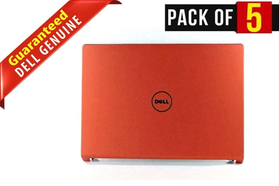 LOT x 5  Dell Studio 1535 1536 1537 15.6" Orange LCD Back Cover Hinges P634X - Image 1 of 4