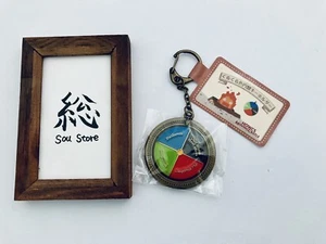 Howl's Moving Castle Kuru Kuru farbige Scheibe Schlüsselanhänger Studio Ghibli neu mit Etikett - Bild 1 von 3