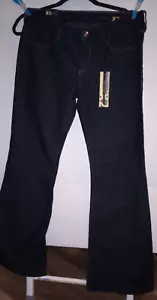 X2 Women's Dark Blue Jeans Wide Leg Size 2S - Picture 1 of 7