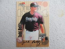Rays Todd Belitz Signed Autographed 1998 Team Best Hudson Valley Renegades Mint