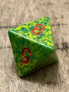 CHX LE254 OOP Chessex D8 Speckled MJ12 rpg d&d Würfel 112025@ - Bild 1 von 3