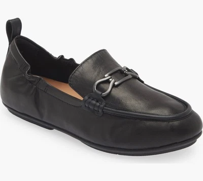 MOCASINES FITFLOP ALLEGRO CADENA CUERO NEGRO TALLA 8 Foto 1 de 4