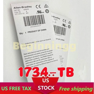 Módulo de E/S PLC 1734TB Terminal 1 pieza AB 1734-TB SER A POINT NUEVO SELLADO Foto 1 de 4