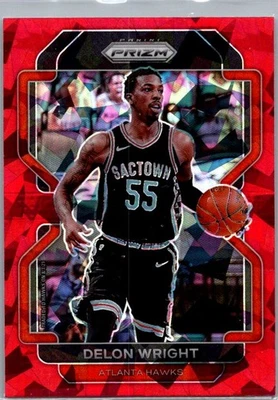 2021-22 Panini Prizm #57 Delon Wright Red Ice Foto 1 de 2