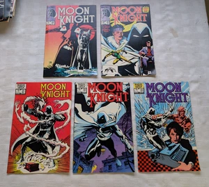 1983 Moon Knight Comic Book #31-35 Hi Grade 5 Bks! - Picture 1 of 6