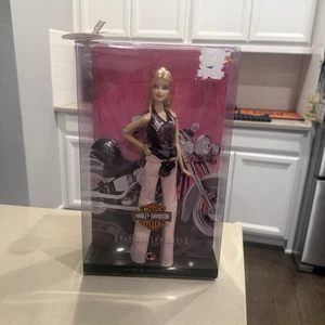 Harley Davidson Motor Cycle Barbie Doll 50th Anniversary N6590 Mattel NIB New - Picture 1 of 14