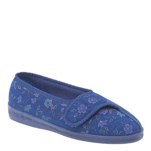 Comfylux Diana Ladies' Touch Fastening Slippers - Picture 1 of 5
