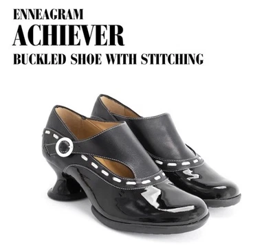 Zapatos de tacón John Fluevog Eneagram Achiever charol negro 6,5 Foto 1 de 4