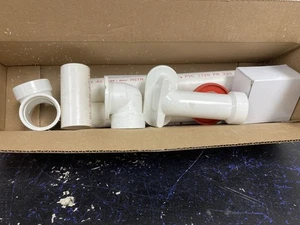 Jacuzzi MF35959 Linear 1-1/2" Tub Drain Kit - with Overflow - White - Picture 1 of 1
