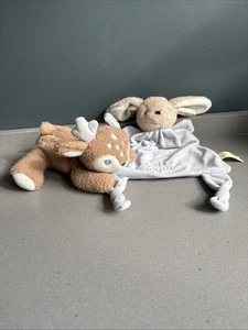 My First Easter rosa Hase & Hirsch Plüsch Lovey Rassel - Bild 1 von 14