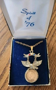 1900  Indian Head Penny  Necklace Spirit Of 76 - Picture 1 of 6