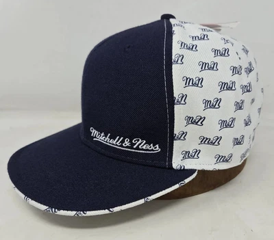 Gorra de béisbol Mitchell & Ness bordada ajustada gorra de lana talla 7 5/8 Foto 1 de 4